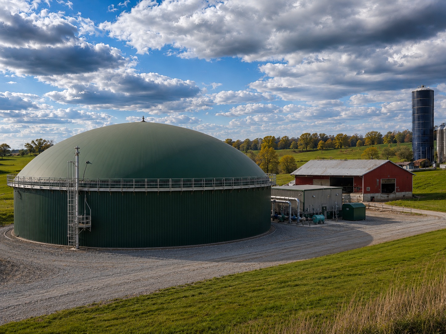 Anaerobic digester facility
