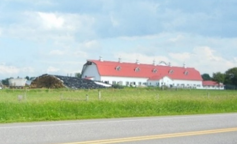 Located near a highway and two sensitive watersheds, the dairy farm site